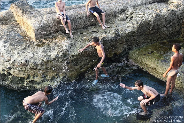 쿠바 아바나 하바나 말레꼰 수영 Cuba havana malecon swim 