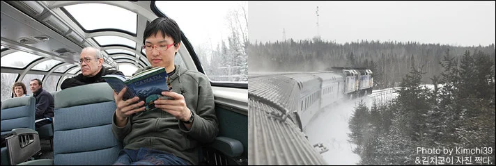캐나다 기차 비아레일 오로라 Canada Viarail Aurora train