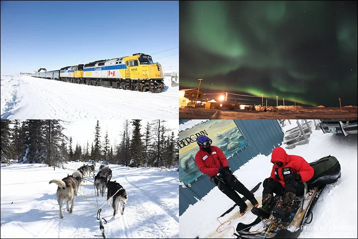 캐나다 기차 비아레일 오로라 Canada Viarail Aurora train