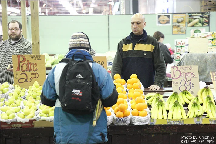 몬트리올 시장 장딸롱 Jean talon