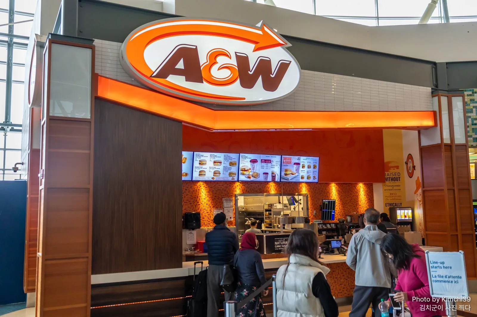 밴쿠버 공항 A&W